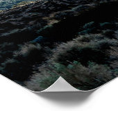 Stormy Mt. Whitney aus Alabama Hills Matte Poster (Ecke)