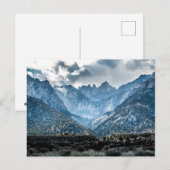 Stormy Mt. Whitney aus Alabama Hills Postkarte (Vorne/Hinten)
