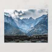 Stormy Mt. Whitney aus Alabama Hills Postkarte (Vorderseite)