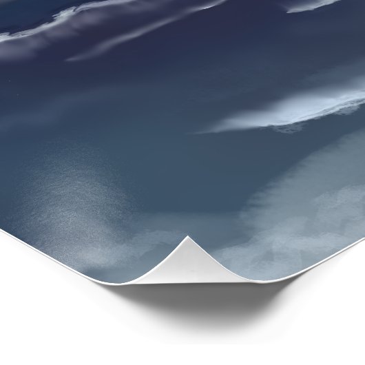 Stormy night  poster (Ecke)