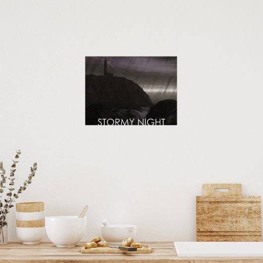 Stormy Night Poster (Küche)