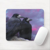 Stormy Night Ravens Mousepad (Mit Mouse)