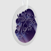 Stormy Nights Acryl-Ornament Ornament (Vorderseite)