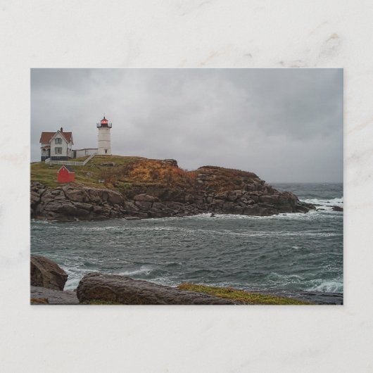 Stormy Nubble Postcard Postkarte (Vorderseite)