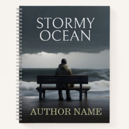 Stormy Ocean Book Cover Inspiration Notebook Notizblock