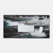 Stormy ocean waves, art photo schreibtischunterlage (Tastatur & Maus)