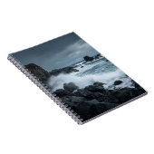 Stormy Ocean Waves Rocky Coast Notebook Notizblock (Rechte Seite)