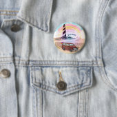 Stormy Rainbow Lighthouse Button (Beispiel)