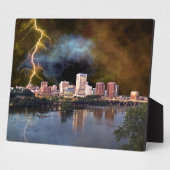 Stormy Richmond Skyline Fotoplatte (Seite)