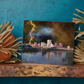Stormy Richmond Skyline Fotoplatte (Seite)