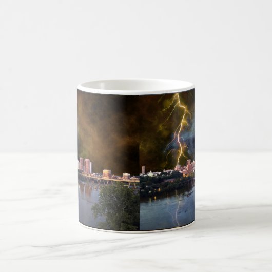 Stormy Richmond Skyline Kaffeetasse (Mittel)