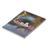 Stormy Richmond Skyline Notizblock (Rotiert)