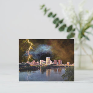 Stormy Richmond Skyline Postcard Postkarte