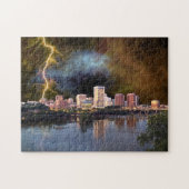 Stormy Richmond Skyline Puzzle (Horizontal)