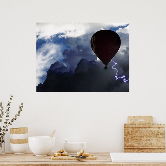 Stormy Ride Poster (Küche)