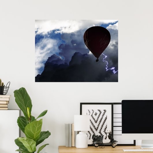 Stormy Ride Poster (Heimbüro)