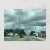 Stormy Road Postkarte (Vorderseite)