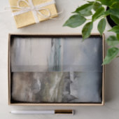 Stormy Rustic Coastal Landschaft Malerei Dekoupage Seidenpapier (Geschenk)