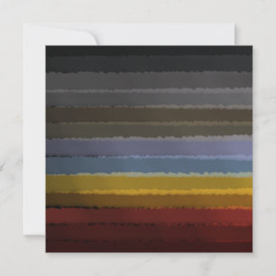 Stormy Salty Aquarell Pop Farbe Abstrakte Kunst Mitteilungskarte