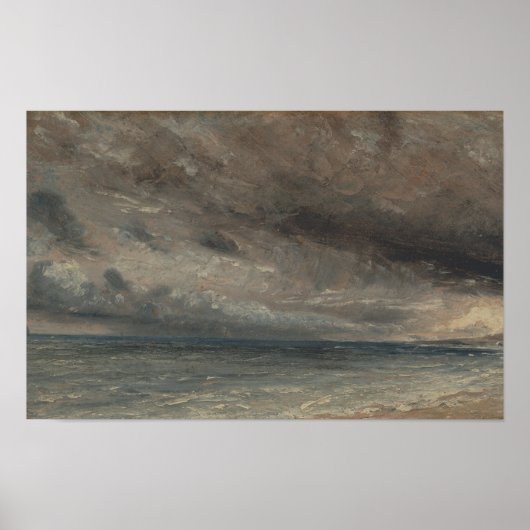 Stormy Sea, Brighton - Constable Poster (Vorne)