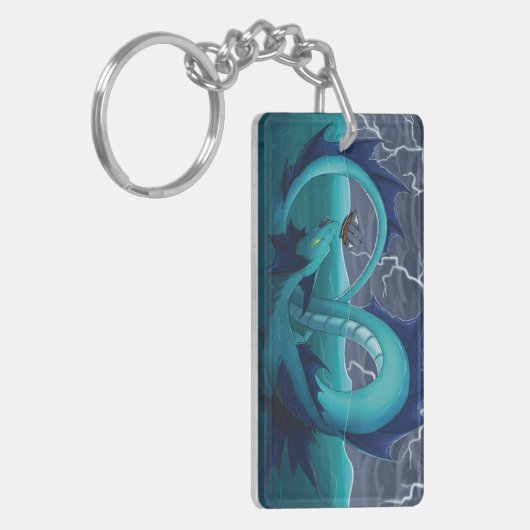 Stormy Sea Dragon Schlüsselanhänger (Vorderseite links)