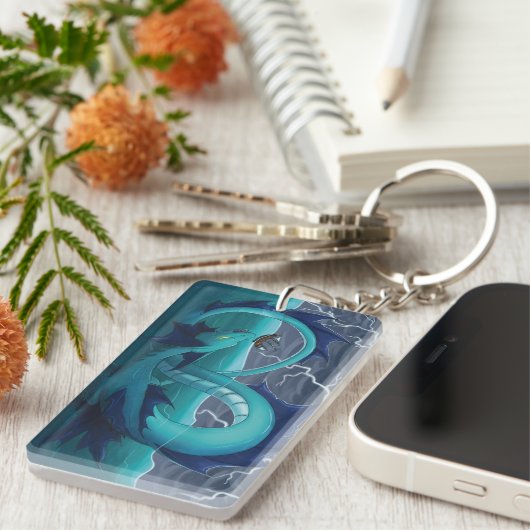 Stormy Sea Dragon Schlüsselanhänger (Vorderseite rechts)