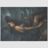 Stormy Sea Hexe mit dunkler Tränke-Decoupage Seidenpapier (Vorderseite)