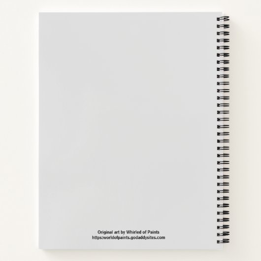 Stormy Sea Lighthouse Spiral Notebook Notizblock (Rückseite)