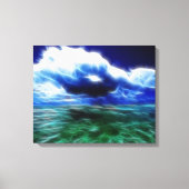 Stormy Sea Wrapped Canvas Leinwanddruck (Vorderseite)