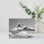 Stormy Seas at Seaham Postkarte (Stehend Vorderseite)