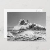 Stormy Seas at Seaham Postkarte (Vorne/Hinten)