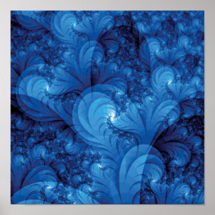 Stormy Seas Fraktal Poster