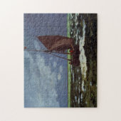 Stormy Seascape Monet Fine Art Puzzle (Vertikal)