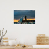Stormy Sees bei Roker Poster/Print Poster (Küche)
