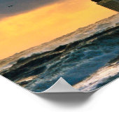 Stormy Sees bei Roker Poster/Print Poster (Ecke)