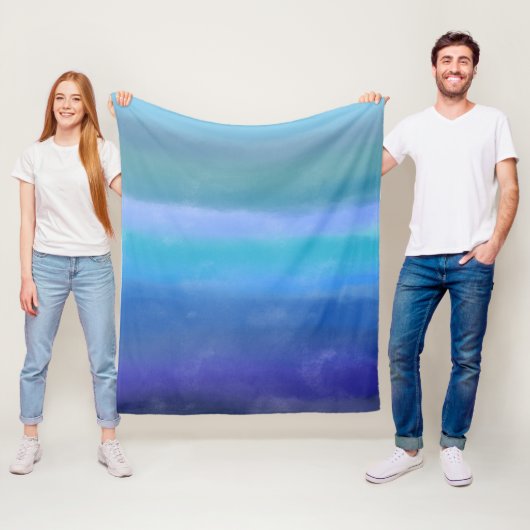 Stormy Skies Abstrakt Art Fleecedecke (Beispiel)