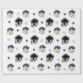 "Stormy Skies: Cloud & Thunder Wrapping Paper." Geschenkpapier (Flach)