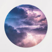 Stormy Skies Etiketten (Design 2)