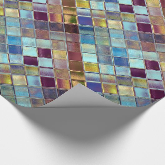 Stormy Skies - Individuell anpassbare Kinderkunst Geschenkpapier (Ecke)