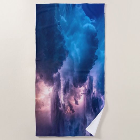 Stormy Skies Strandtuch (Vorderseite)
