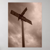 Stormy Sky am Oconnell Court Poster (Vorne)