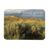 Stormy Sky Fossil Butte National Monument Wyoming Magnet (Horizontal)