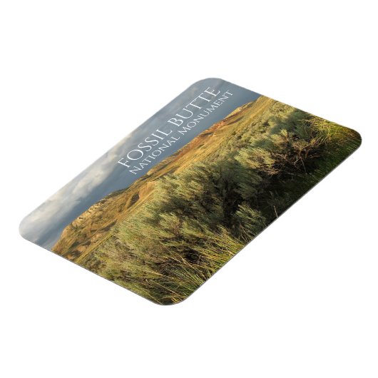 Stormy Sky Fossil Butte National Monument Wyoming Magnet (Linke Seite)