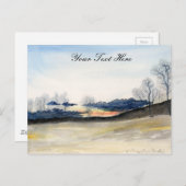 Stormy Sky Postcard Postkarte (Vorne/Hinten)