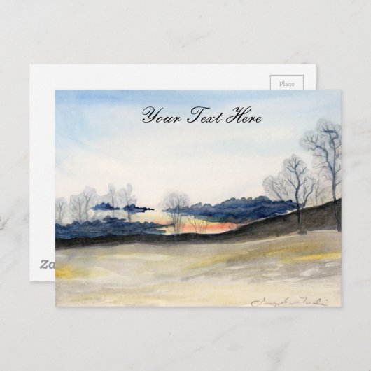 Stormy Sky Postcard Postkarte (Vorne/Hinten)