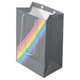 Stormy Sky & Rainbow-Geschenktasche Mittlere Geschenktüte