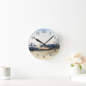 Stormy Sky Runde Wanduhr (Zuhause)