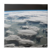 Stormy Sky über dem Amazonas Fliese (Vorderseite)