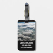 Stormy Sky über dem Amazonas Gepäckanhänger (Rückseite vertikal)