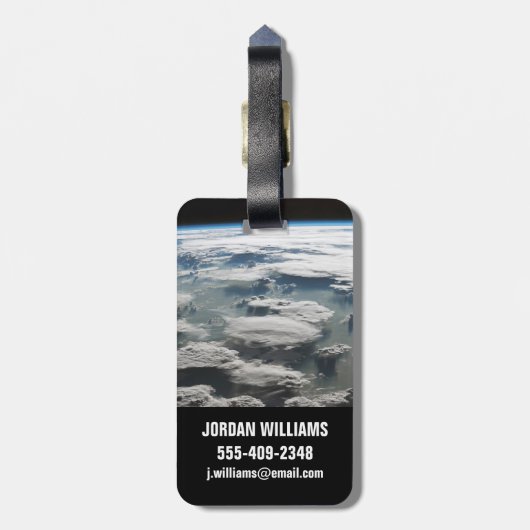 Stormy Sky über dem Amazonas Gepäckanhänger (Rückseite vertikal)